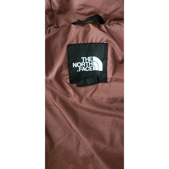 The North Face Parka Woman's XS Gotham Mid 550 Fill Down Hooded Marron Purple - Picture 6 of 9